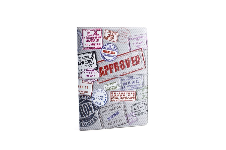 Обложка на паспорт Печати и штампы