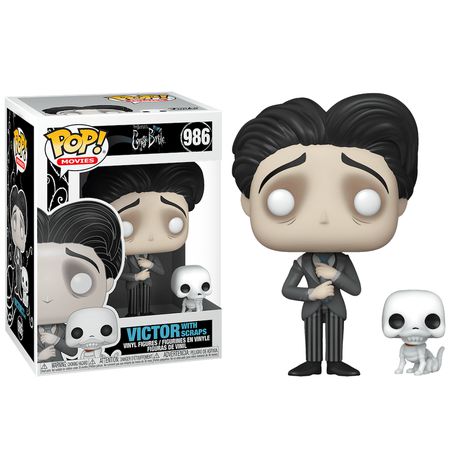 Фигурка Funko POP! Труп невесты - Виктор Ван Дорт и Скрэпс (Corpse Bride - Victor Van Dort with Scraps)