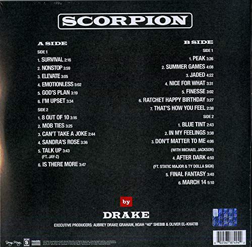 Виниловая пластинка Drake – Scorpion (2 LP) изображение 2