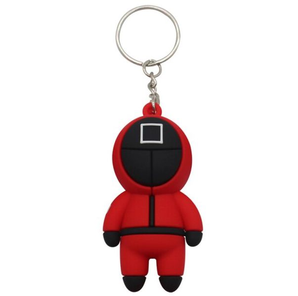 Брелок Игра в кальмара - Охранник, квадрат (Squid Game)