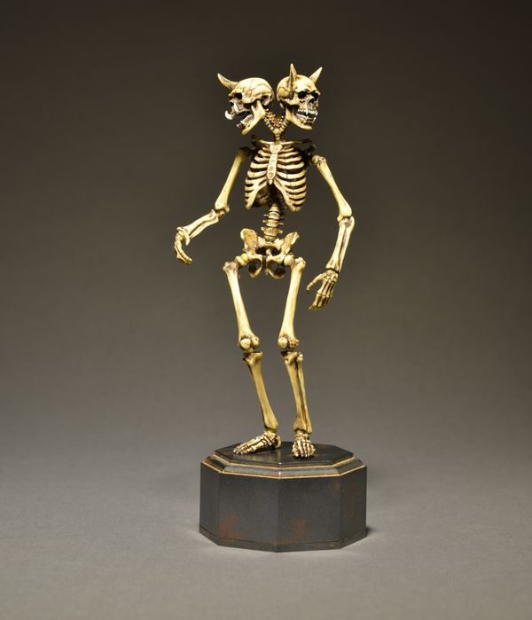 Фигурка Окимоно - Скелет (Takeyashiki Jizai Okimono Skeleton) 15 см изображение 4