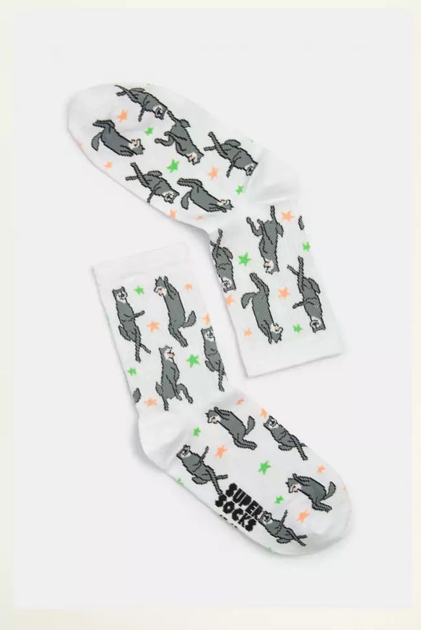 Носки SUPER SOCKS Волки Их Виль Нихт (размер 40-45)