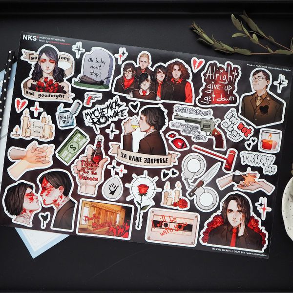 Набор стикеров My Chemical Romance