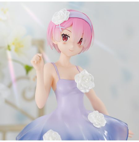 Фигурка Рам - Жизнь с нуля (Re:Zero - Ram Flower Dress Trio-Try-iT) 23 см лицензия изображение 3