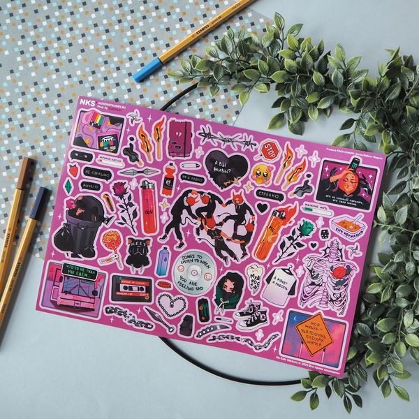 Набор стикеров Цепи (Chains)