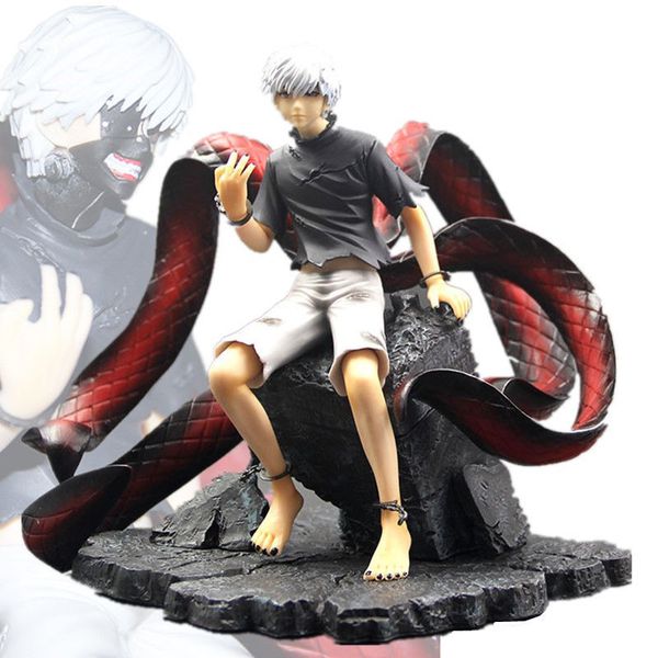 Фигурка Токийский Гуль - Канеки Кен на камне (Tokyo Ghoul Kaneki Ken) 23 см