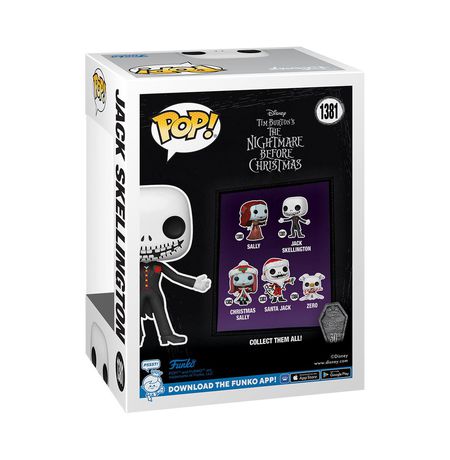 Фигурка Funko POP! Кошмар перед Рождеством - Джек Скеллингтон (Jack Skellington - 30th Anniversary) изображение 3