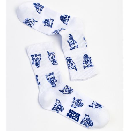 Носки SUPER SOCKS Тигры паттерн (размер 35-40) изображение 2