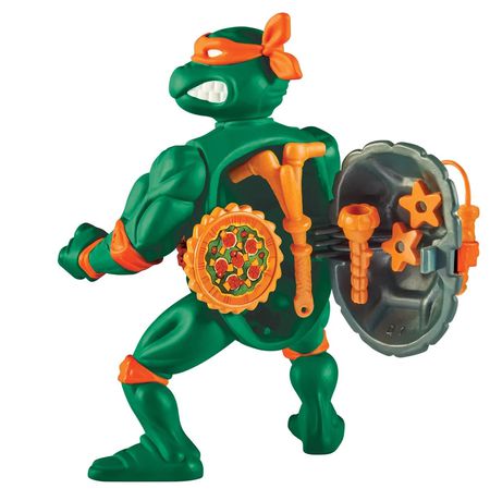 Фигурка Черепашки-Ниндзя - Микеланджело (Michelangelo - TMNT Classic Storage Shell) лицензия 10,5 см изображение 4