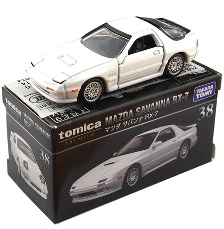 Коллекционная металлическая (Die Cast) модель Takara Tomy Premium - Mazda RX-7 Savanna, 1:64