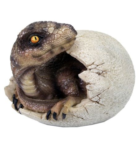 Статуэтка Динозавр -  Раптор в яйце