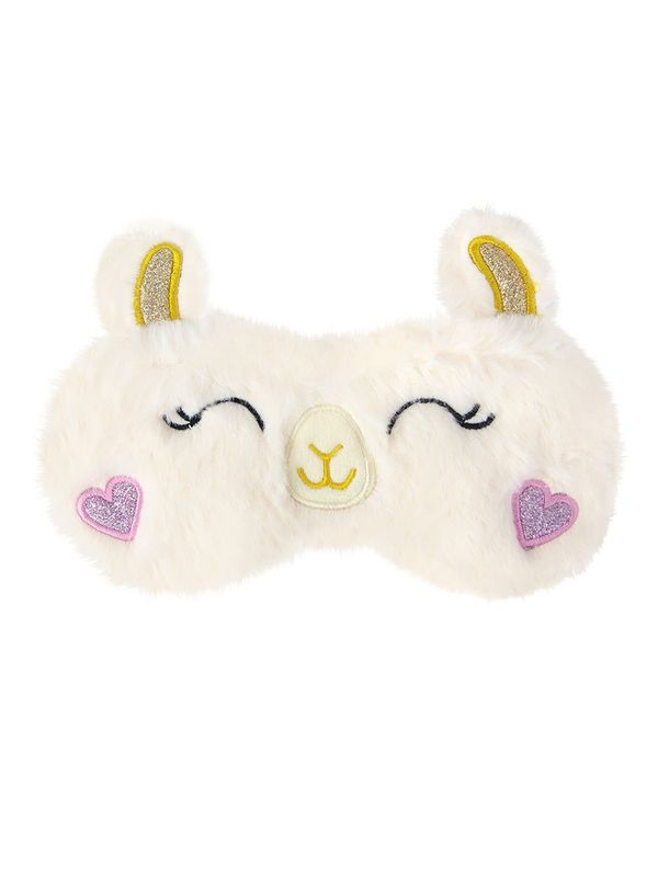 Маска для сна Альпака, с сердечками