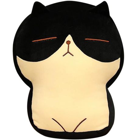 Мягкая игрушка Кот Хлеб трогательная, черный изображение 3