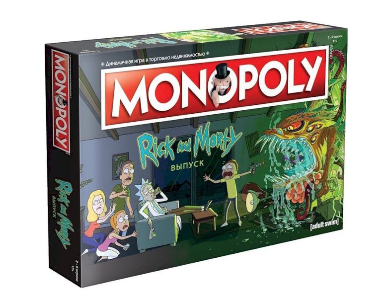 Настольная игра Монополия Рик и Морти (Rick and Morty)