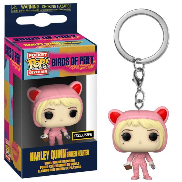 Брелок Funko Хищные птицы - Харли Квинн с разбитым сердцем (Harley Quinn - Broken Hearted) 4 cm