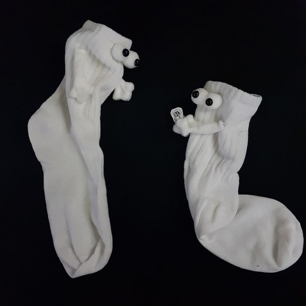 Носки с ручками магнитами, белые изображение 3