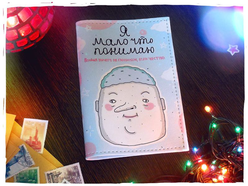 Обложка на паспорт Мало понимаю ШКЯ