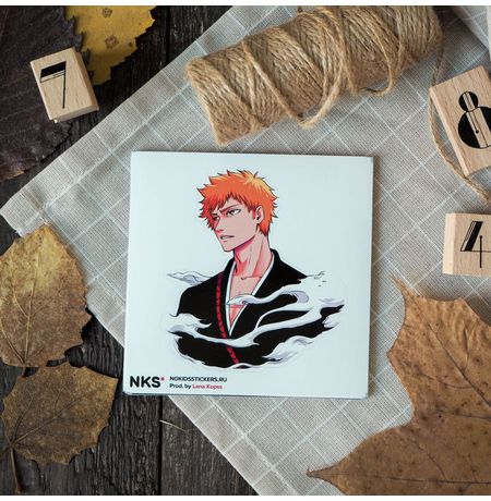 Стикер Блич - Ичиго Куросаки (Bleach) наклейка NKS