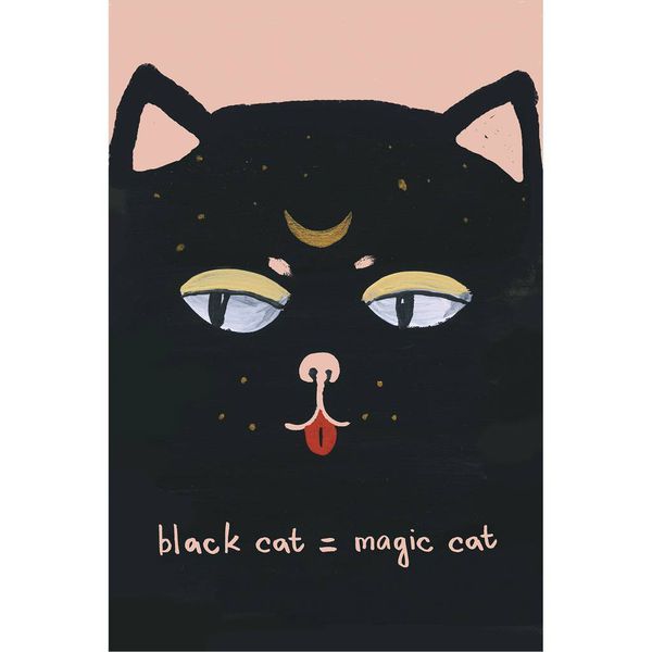 Открытка Magic cat