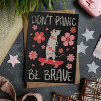 Открытка Be Brave