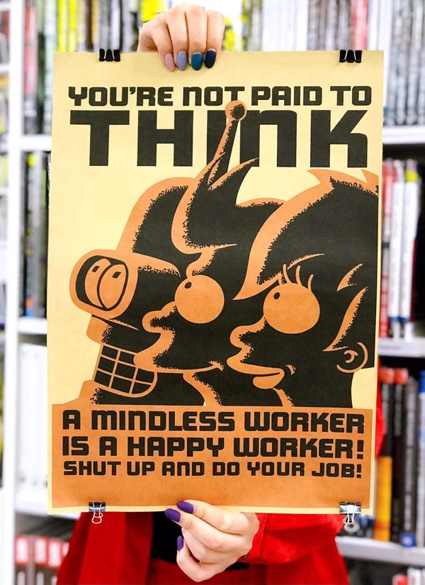 Постер Футурама - Mindless Worker, (Futurama)