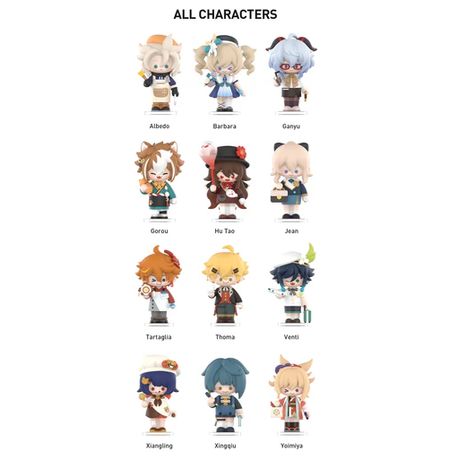 Случайная фигурка POP MART Genshin Impact Dress-Up Dreams 8 см лицензия изображение 2