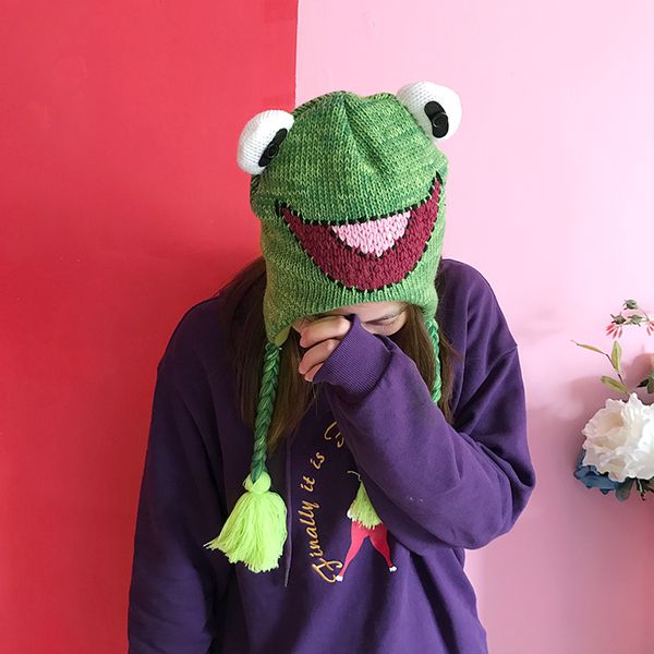 Шапка Кермит Улица Сезам (Kermit Sesame Street)