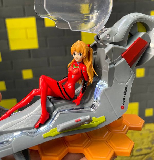 Фигурка Евангелион - Аска в кабине пилота (Pizza Hut x EVANGELION) 13 см лицензия изображение 3