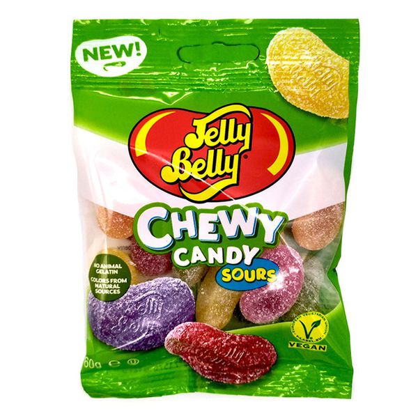 Мармелад Jelly Belly Chewy Candy Sours Fruits Кислые Фрукты 60г