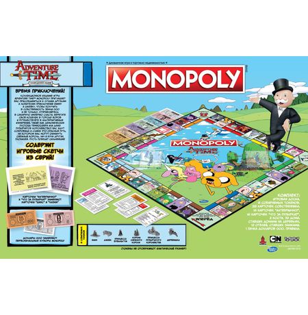Настольная игра Монополия Время Приключений (Adventure Time Monopoly) изображение 6