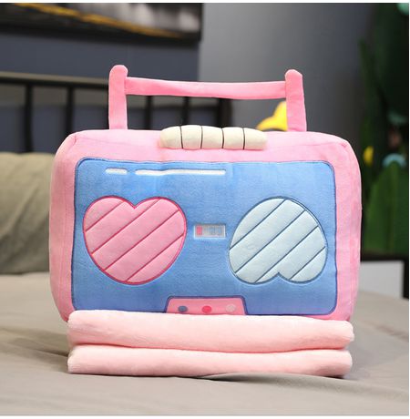 Плед-подушка Магнитофон