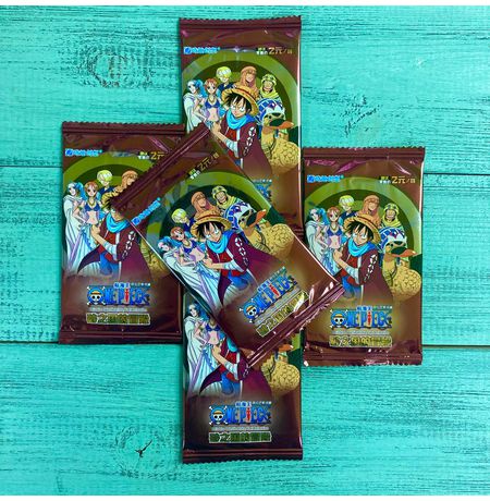 Коллекционные карточки One Piece Категория А+ Набор из 5 бустеров (Большой Куш) изображение 3