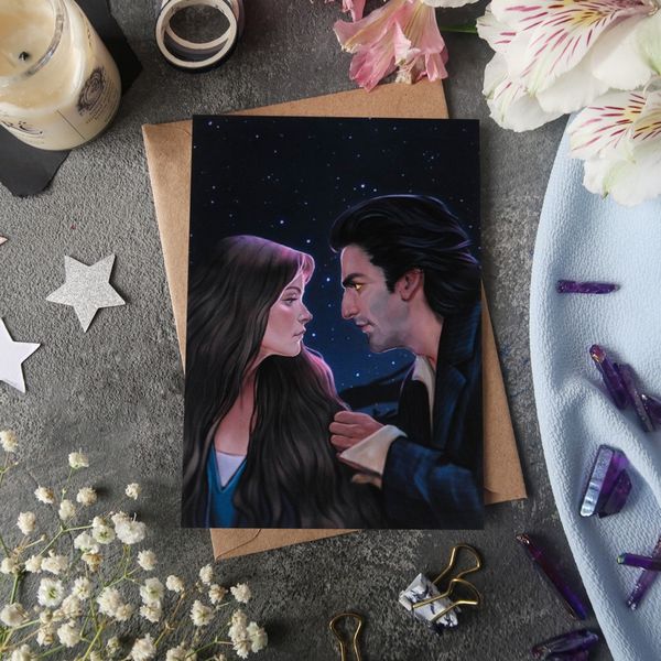 Открытка Десятое королевство - Вирджиния и Волк 15х10,5 см