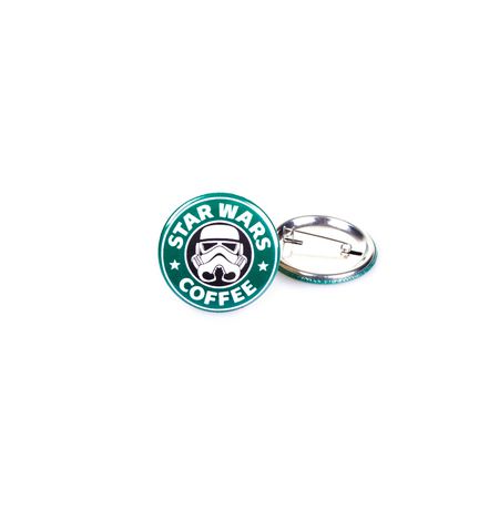 Значок Звездные Войны - Star Wars Coffee, штурмовик (Stormtrooper)