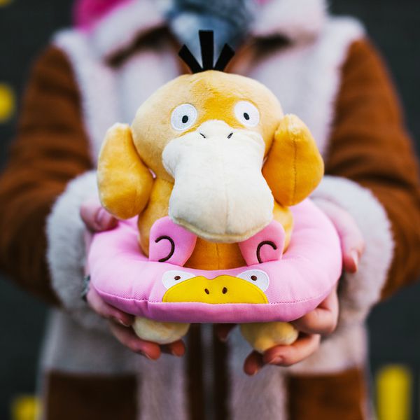 Мягкая игрушка Покемон Псайдак в кругу-слоупоке (Pokemon Psyduck) изображение 4