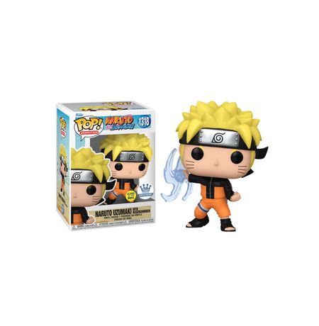 Фигурка Funko POP! Наруто Эксклюзив светится в темноте №1318 (Naruto with Rasenshuriken Exclusive)