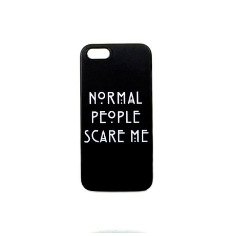 Чехол Американская история ужасов для iPhone 6 (Normal people scare me)