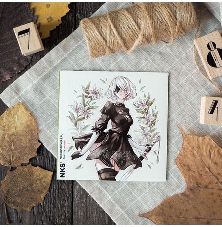 Стикер NieR: Automata - 2B No kid's