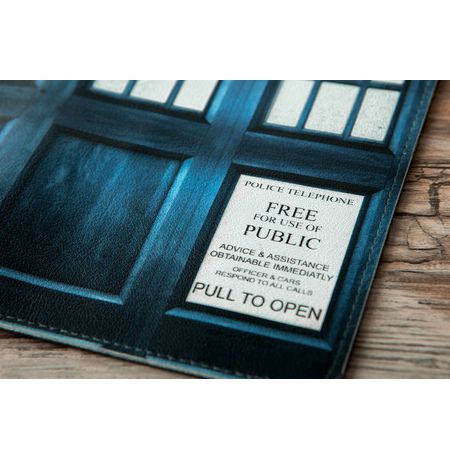 Обложка на паспорт Тардис (Доктор Кто Doctor Who) изображение 3