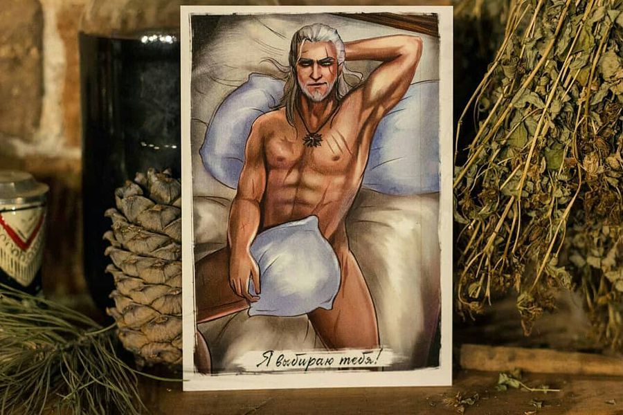 Открытка Ведьмак - Выбираю тебя, (Witcher) изображение 2