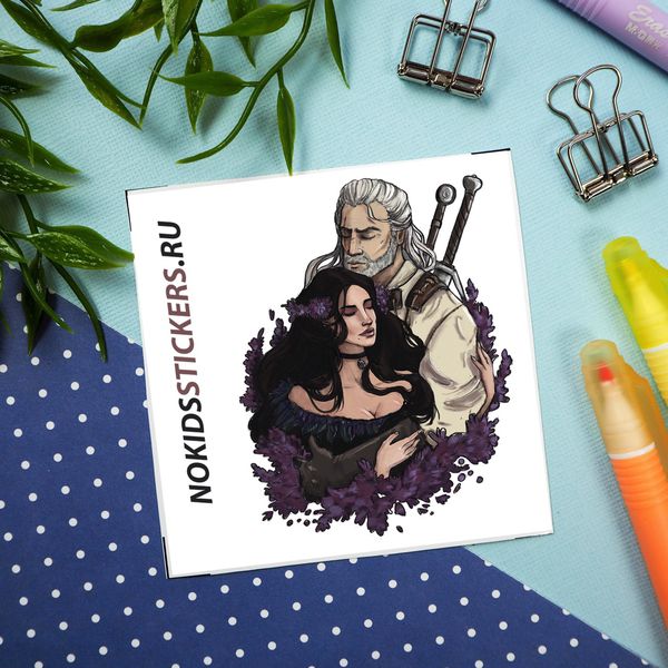 Стикер Ведьмак (Witcher) No kid's