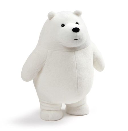 Мягкая игрушка Мы обычные медведи - Белый (We Bare Bears - Ice Bear) 25 см