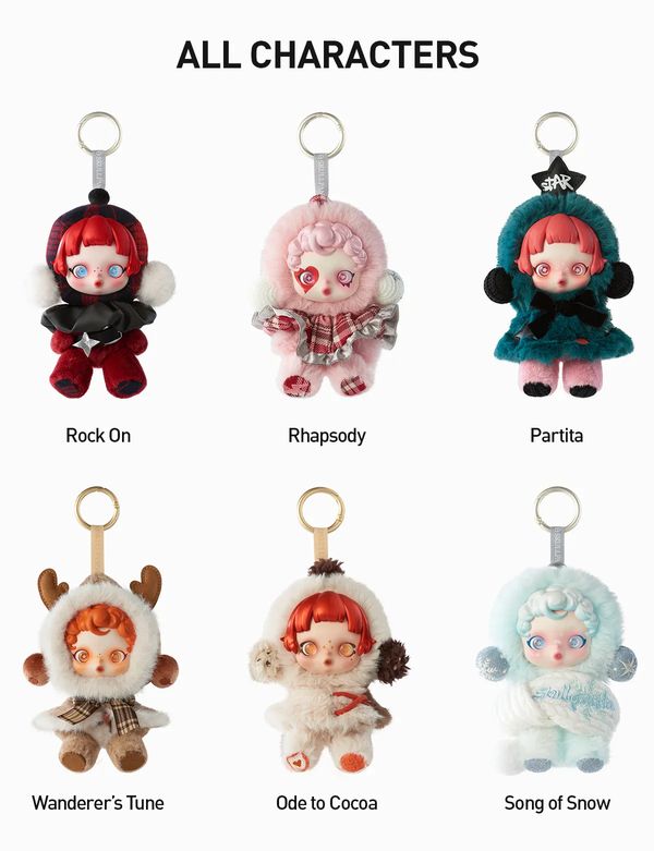 Случайная фигурка POP MART Skullpanda Winter Symphony 13,5 см лицензия изображение 3