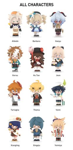 Случайная фигурка POP MART Genshin Impact Dress-Up Dreams 8 см лицензия изображение 2