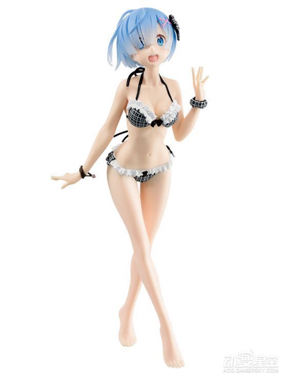 Фигурка Рем в черном купальнике - Жизнь с нуля (Re:Zero - Rem)