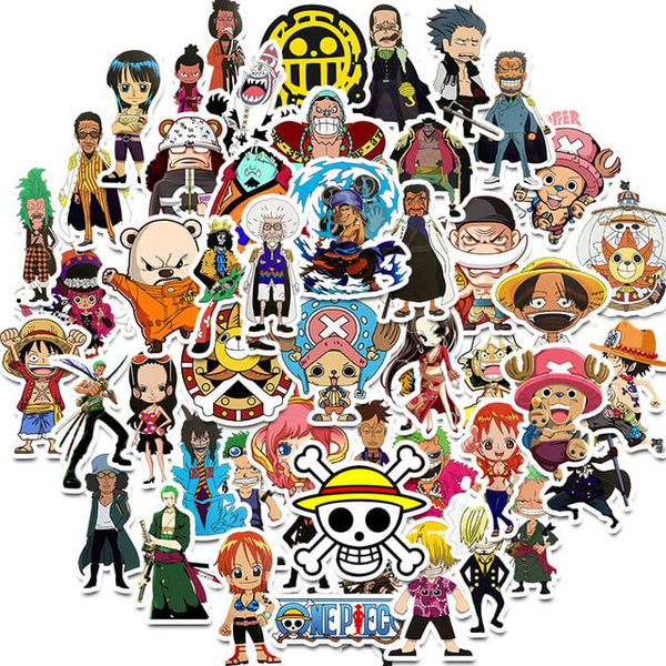 Стикеры Ван Пис (One Piece) 50 шт