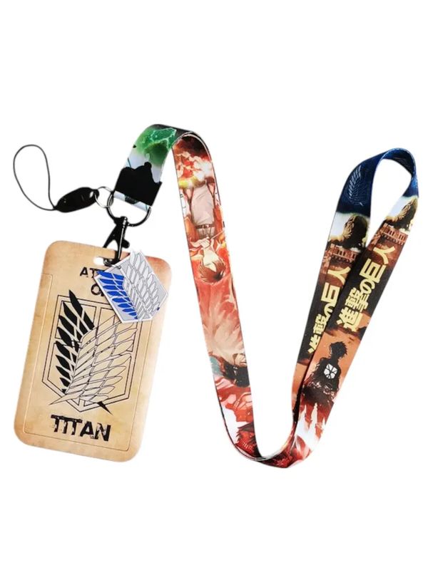 Картхолдер Атака На Титанов - Attack On Titan, пластик 11х6,8 см, 48 см