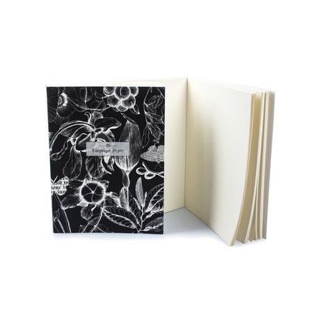 Скетчбук Винтаж, черный