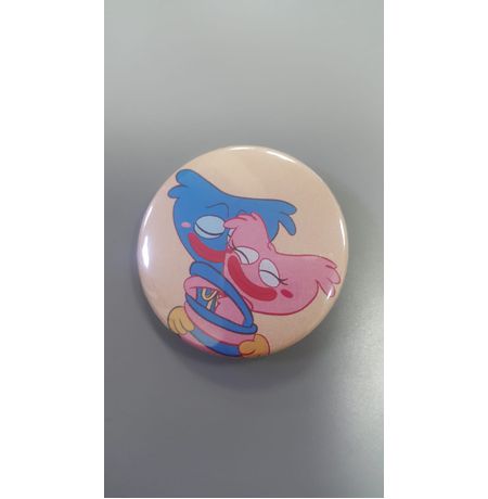 Значок Хагги Вагги и Кисси Мисси - Poppy Playtime, 4,5 см