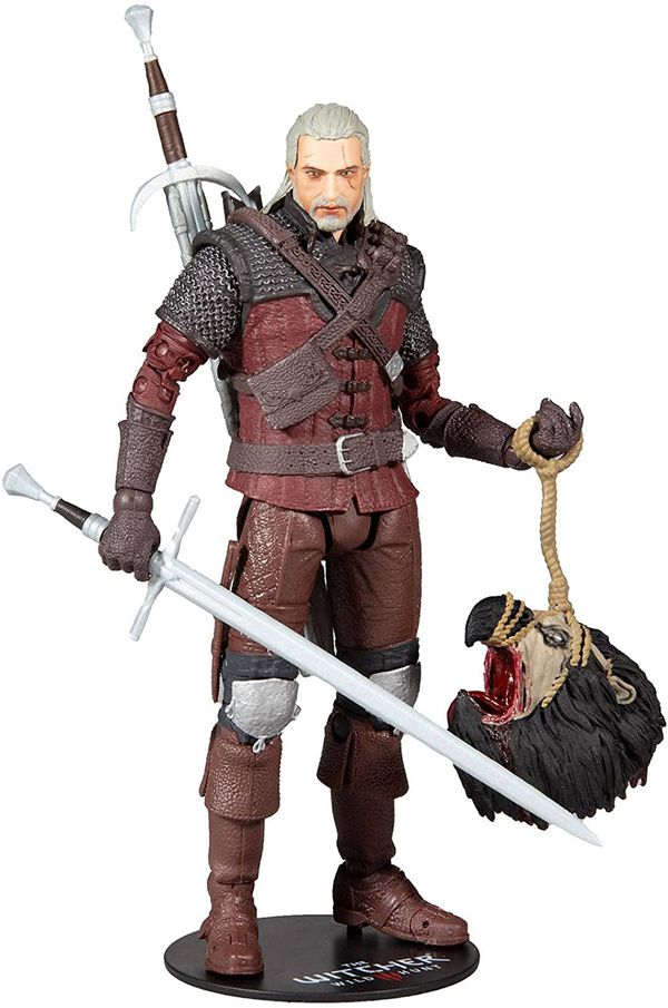 Фигурка Ведьмак - Геральт из Ривии (The Witcher - Geralt) McFarlane 18 см лицензия